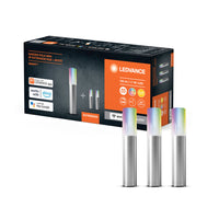 LEDVANCE Wifi SMART+ Extérieur Jardin Poteau Mini LED Lampe de jardin mini multicolore RGBW Extension 3 pièces
