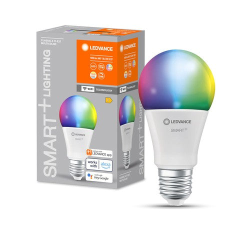 Lampe LED LEDVANCE SMART+ WIFI, aspect givré, 9,5W, 1055lm, RGB