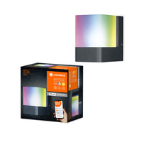 LEDVANCE Wifi SMART+ Applique murale extérieure Cube LED RGBW multicolore 9,5W / 3000K