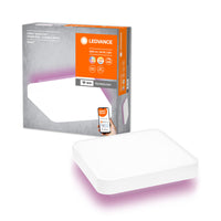 LEDVANCE Wifi SMART+ ORBIS BACKLIGHT plafonnier LED RGBW multicolore 35x35cm blanc tunable 28W / 3000-6500K blanc