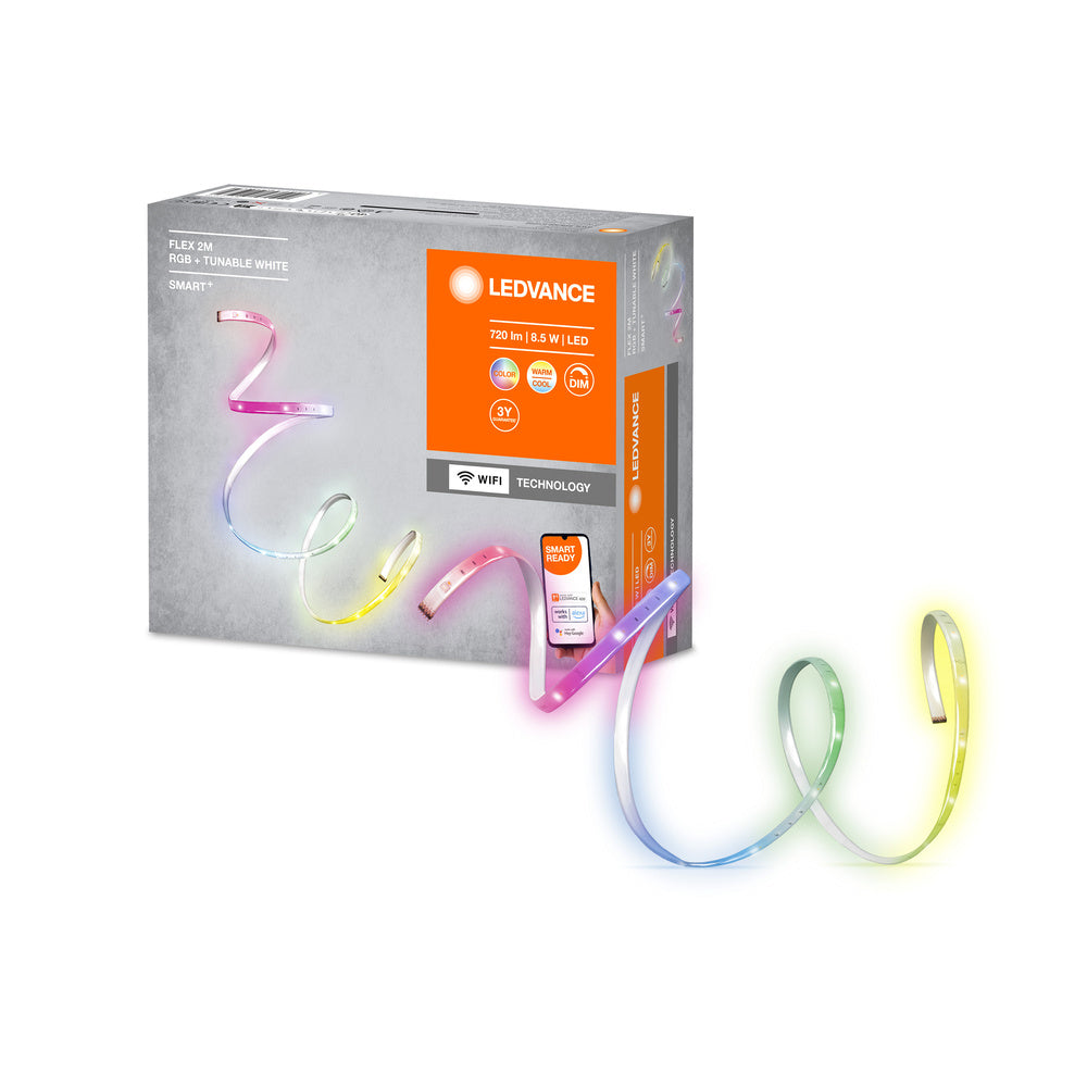 LEDVANCE Wifi SMART+ Flex bande lumineuse LED RGBW multicolore set de base 2m