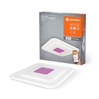LEDVANCE Wifi SMART+ ORBIS SADDIE LED RGBW mehrfarbig Deckenleuchte 50x50cm Tunable Weiß 36W / 2700-6500K