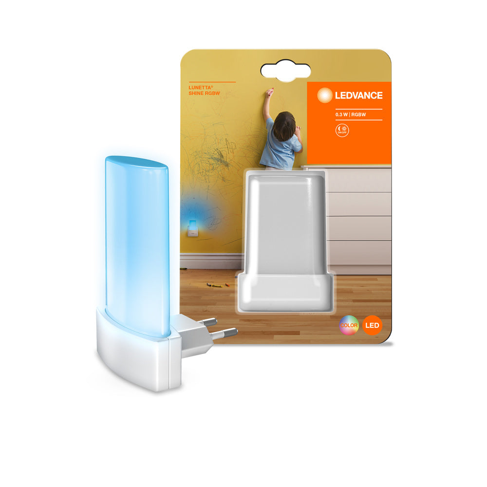 Veilleuse LEDVANCE LUNETTA® Shine avec capteur LED pour prise 0,28W / 3000K blanc chaud