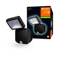 LEDVANCE Spot LED à Batterie Applique Murale à Batterie Unique avec Capteur 4W / 4000K Blanc Froid Noir