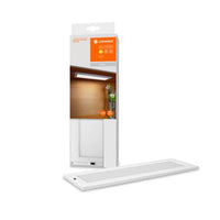 LEDVANCE LED Unterbau-Leuchte, Leuchte für Innenanwendungen, Warmweiß, Integrierter Sweep-Sensor, Länge: 30x10 cm, Cabinet LED Panel