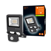 LEDVANCE LED Fluter, Leuchte für Außenanwendungen, Kaltweiß, Integrierter Tageslicht- und Bewegungssensor, Endura Flood Sensor