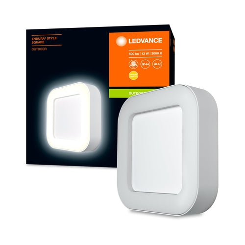 LEDVANCE ENDURA® Style Applique LED carrée 13W / 3000K blanc chaud