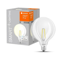 LEDVANCE Wifi SMART+ Lampe LED à filament Globe dimmable (ex 60W) 5,5W / 2700K blanc chaud E27