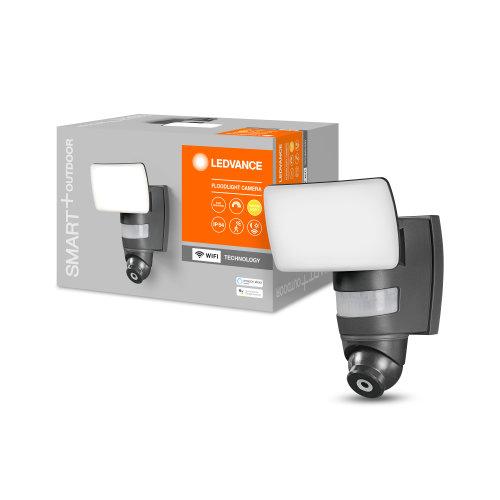 Spot LED LEDVANCE Wifi SMART+ avec caméra &amp; capteur 24W / 3000K blanc chaud