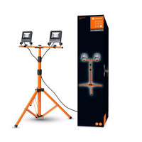 LEDVANCE LED Arbeitslicht für Außenanwendungen, Tripod-Ständer, LED Worklight, 2 x 20 Watt